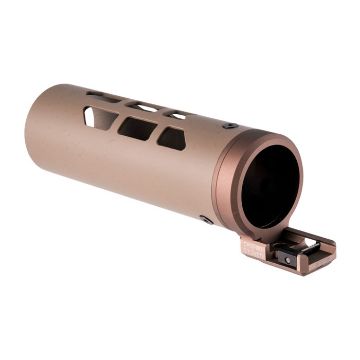 Show details for Suppressor Shield W/U-Rac 6''X2'' Coyote Tan W/Tan Hardware Picture of Suppressor Shield W/U-Rac 6''X2'' Coyote Tan W/Tan Hardware