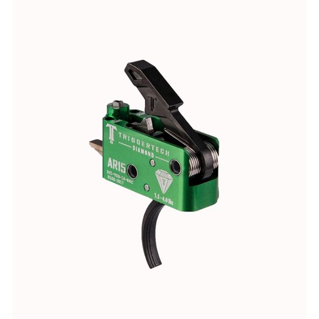 Picture of Ar Diamond Trigger Single-Stage Curved Green/Black