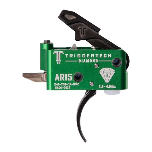 Picture of Ar Diamond Trigger Two-Stage Curved Green/Black