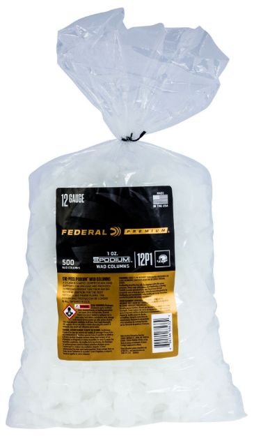 Picture of Podium Wads 12 Gauge 1Oz Clear 500/Bag