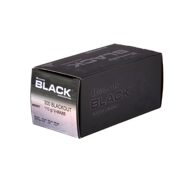 Picture of Black 300 Aac Blackout 110Gr V-Max Polymer Tipped 50/Box