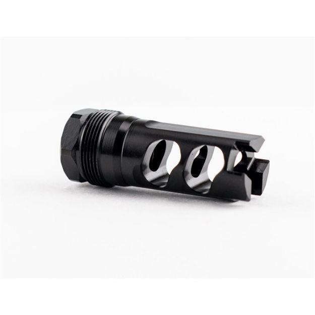 Picture of Dpb Muzzle Brake 0.375 1/2-28 Threads Square Shoulder Black