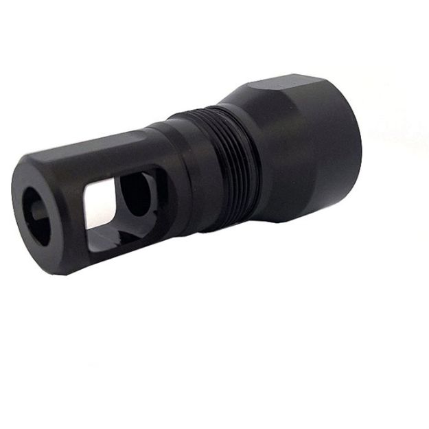 Picture of Blyat Muzzle Brake 26X1.5Lh Threads Facemount Shoulder Black