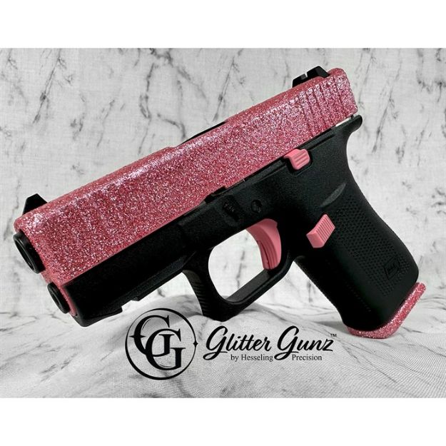 Picture of Glock 43X 9Mm Luger 3.41'' Bbl (2)10Rd Bubble Gum Glitter