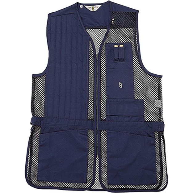 Picture of Full Mesh Shooting Vest Navy Rh 3Xl