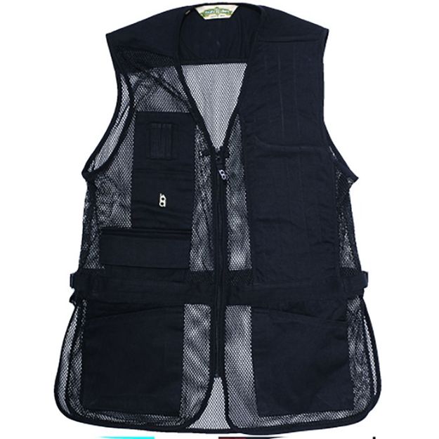 Picture of Full Mesh Shooting Vest Black Rh Xl