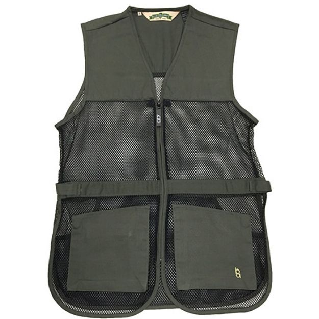 Picture of Full Mesh Dual Pad Shooting Vest Sage Green Xl