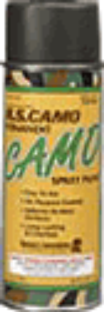 Picture of Hs Camo Spray Paint Flat Black 12Oz