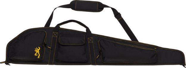 Picture of Browning Buck Mark Logo Gun Case 52" Shotgn Blk/Gld W/Slng