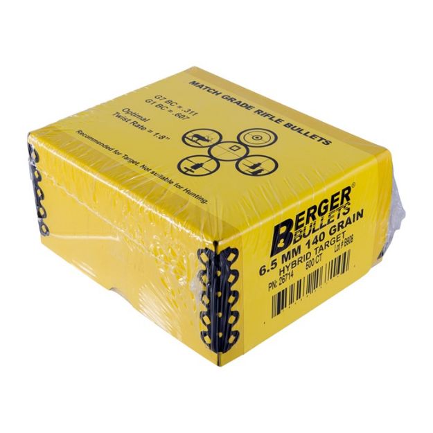 Picture of BERGER 6.5MM 140G HYBRID TARGT 500CT