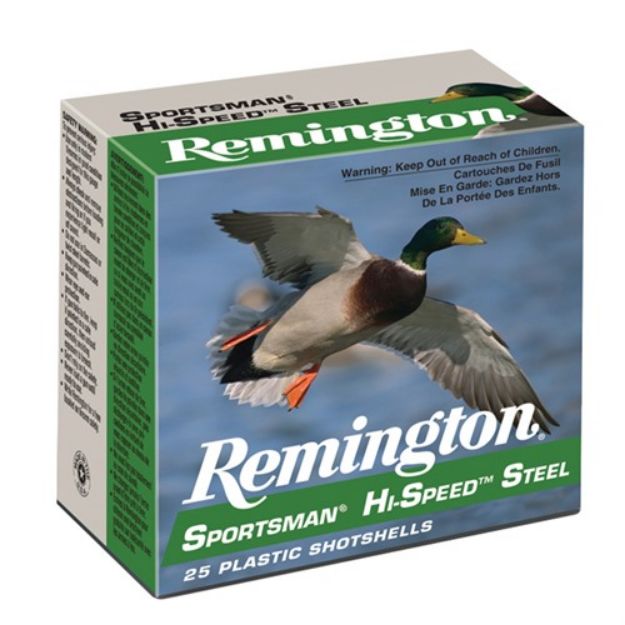 Picture of Remington Hi-Speed Steel 12Ga 3" 1-1/4Oz #4 25Rd 10Bx/Cs <