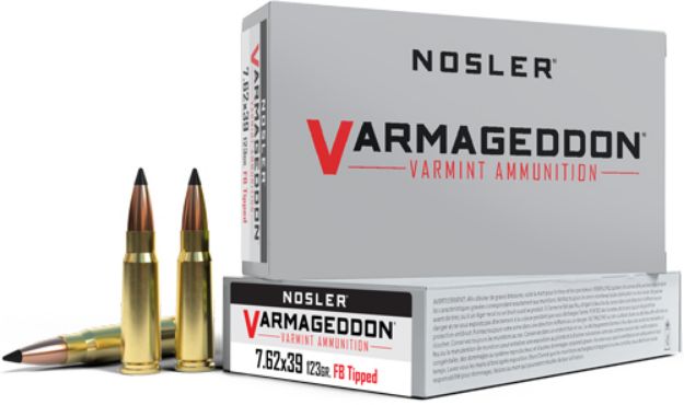 Picture of Nosler Varmageddon 7.62X39 123Gr Fbt 20Rd 10Bx/Cs