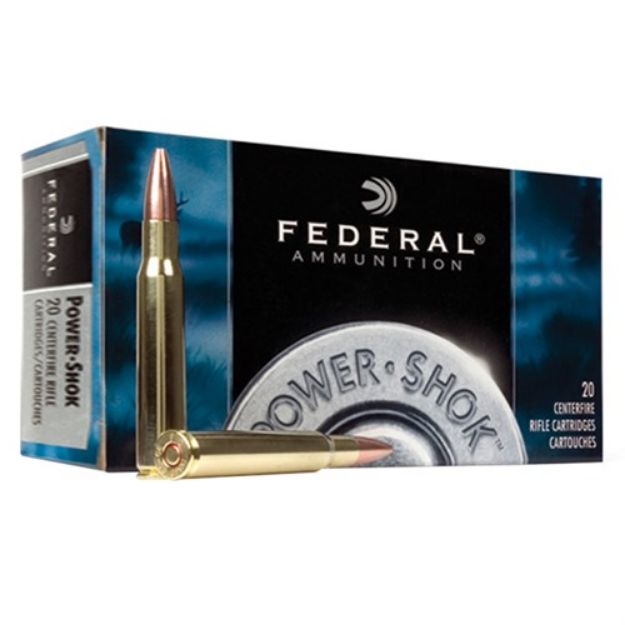 Picture of Federal Power-Shok 7X57mm Mauser 175Gr Sp 20Rd 10Bx/Cs