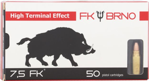 Picture of Fk Brno 7.5 F5 95Gr Hollow Point 50Rds Per Box Lead Free