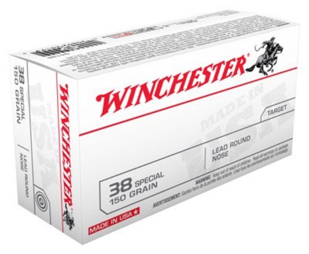 Picture of Winchester Usa 38 Special 150Gr Lead-Rn 50Rd 10Bx/Cs