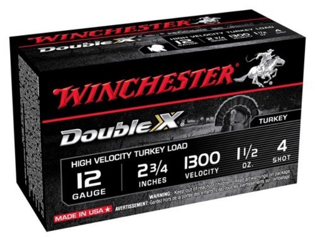Picture of Winchester Double-X 12Ga 2.75" 1-1/20Z #4 10Rd 10Bx/Cs