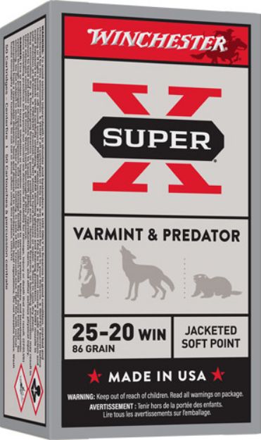 Picture of Winchester Super-X 25-20 Win 86Gr Jsp-Fn 50Rd 10Bx/Cs