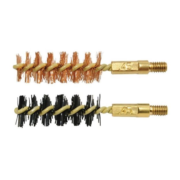 Picture of Otis Bore Brush .45 Cal 2-Pk 1-Nylon 1-Bronze 8-32 Thread