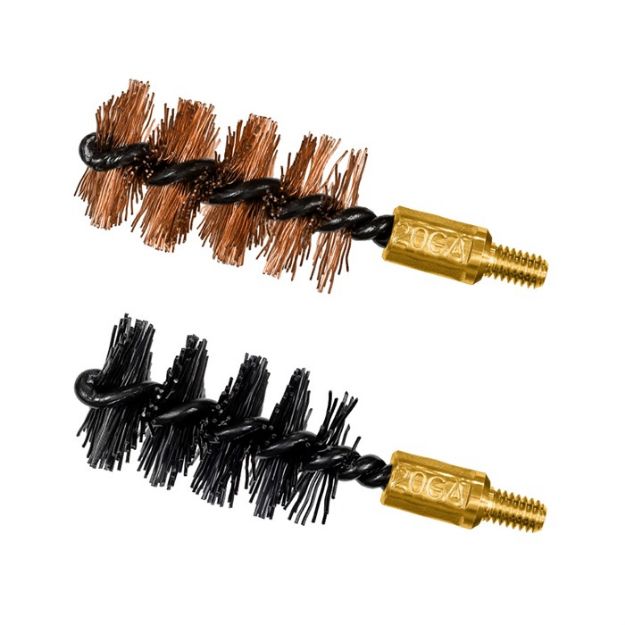 Picture of Otis Bore Brush .20 Ga 2-Pack 1-Nylon 1-Bronze 8-32Mm Thread