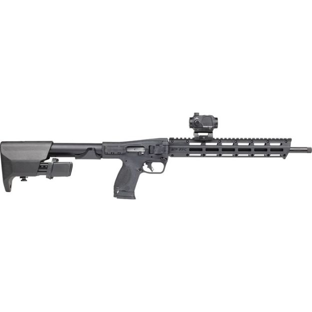 Picture of S&W M&P Fpc 9Mm W/ Cts Red Dot 16.25" 1-17Rd 2-23Rd Mags Blk