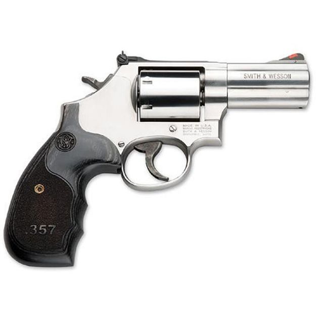 Picture of S&W 686 3-5-7 3" 357 As 7-Sh Ss Unfluted Cylinder Wood