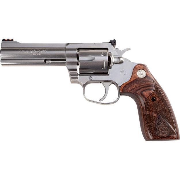 Picture of Colt King Cobra Target 357Mag 4" 6Rd Stainless Wood Grips