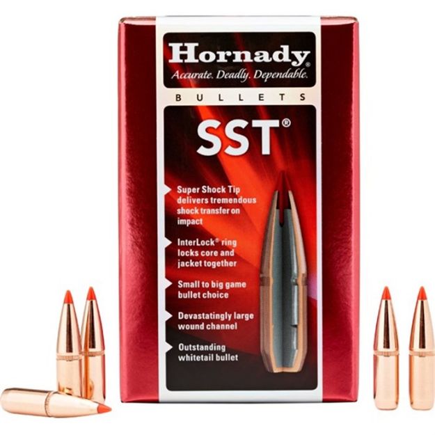 Picture of Hornady Bullets 6.5Mm .264 123Gr Sst 100Ct 25Bx/Cs