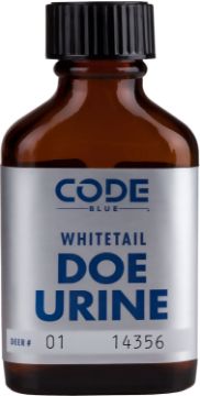 Show details for Code Blue Deer Lure Doe Urine 1Fl Ounce Bottle Picture of Code Blue Deer Lure Doe Urine 1Fl Ounce Bottle
