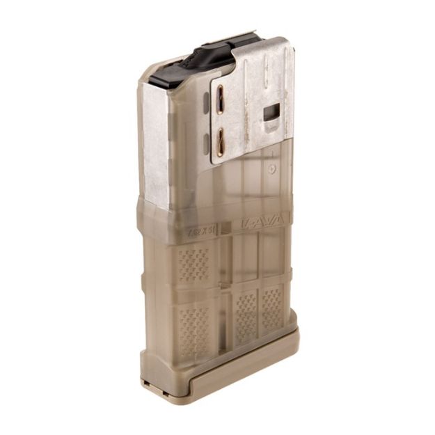 Picture of Lancer Magazine L7awm Sr-25 7.62X51 20Rd Translucent Fde