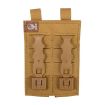 Picture of Grey Ghost Double Pistol Magna Mag Pouch Laminate Coyote Brn