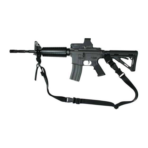 Picture of Ccs Convertible Tactical Sling W/Steel Hook Attachment Blk