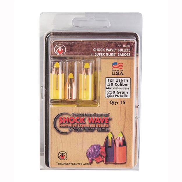 Picture of 50 Caliber 250Gr Polymer Tip Spire Point Sabot 15/Box