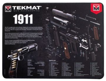 Show details for Tekmat Ultra 20 1911 3D Gun Cleaning Mat Black Picture of Tekmat Ultra 20 1911 3D Gun Cleaning Mat Black