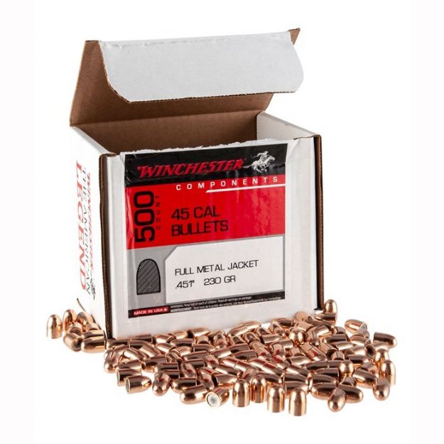 Picture of Winchester Bullets .45 230 Gr. Fmj 500Bx