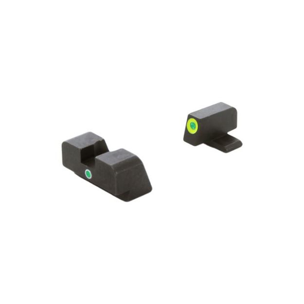 Picture of I-Dot Sight Set Lumigreen Outline  For Fn High Power Black