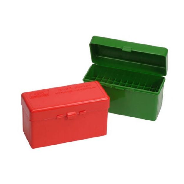 Picture of Flip Top Rifle Ammo Box 224 Clark-9.3X57mm 60 Round Green