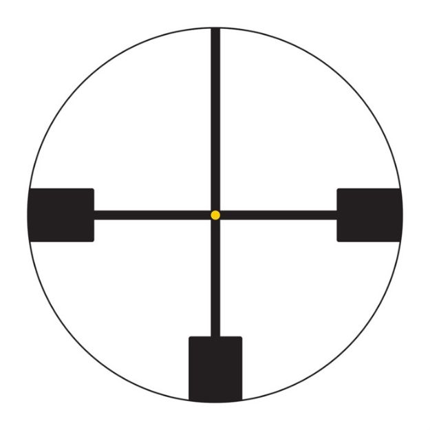 Picture of 1-4X24mm Sfp Illum German #4 Crosshair W/Amber Dot Ret Blk