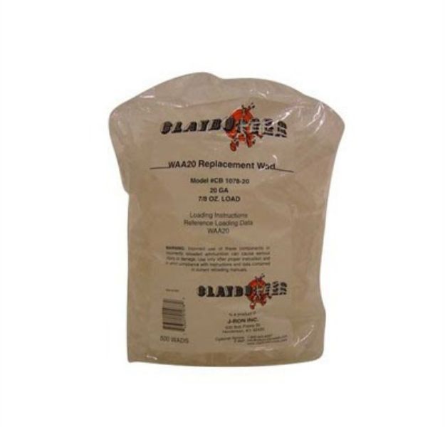 Picture of 20 Gauge 7/8Oz Wads For Waa20 Clear 500/Bag