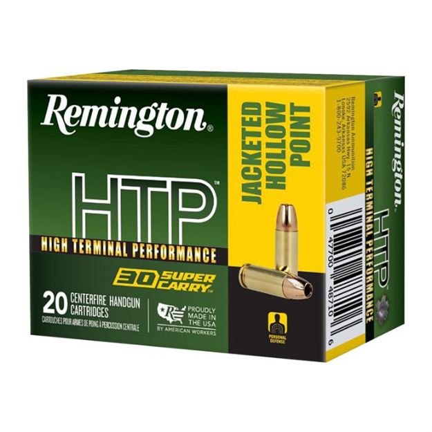 Picture of Remington Htp 30 Super Carry 100Gr Jhp 20Rd 10Bx/Cs