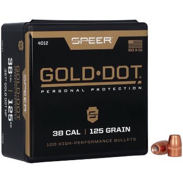 Show details for SPR GOLD DOT .357 125GR HP 100CT Picture of SPR GOLD DOT .357 125GR HP 100CT