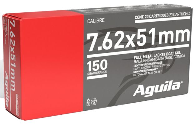 Picture of Aguila 7.62X51 150Gr Fmj-Bt 20Rd 25Bx/Cs