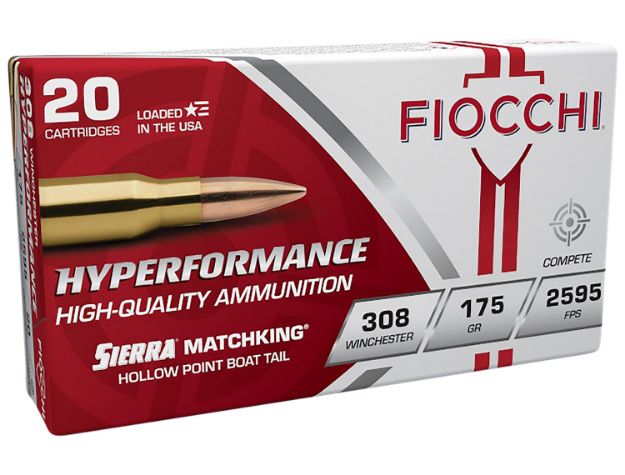 Picture of Fiocchi 308 Win 175Gr Hpbt 20Rd 10Bx/Cs