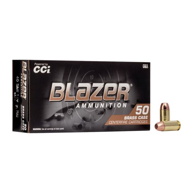 Picture of Cci Blazer Brass 40 Sw 180Gr Fmj 50Rd 20Bx/Cs