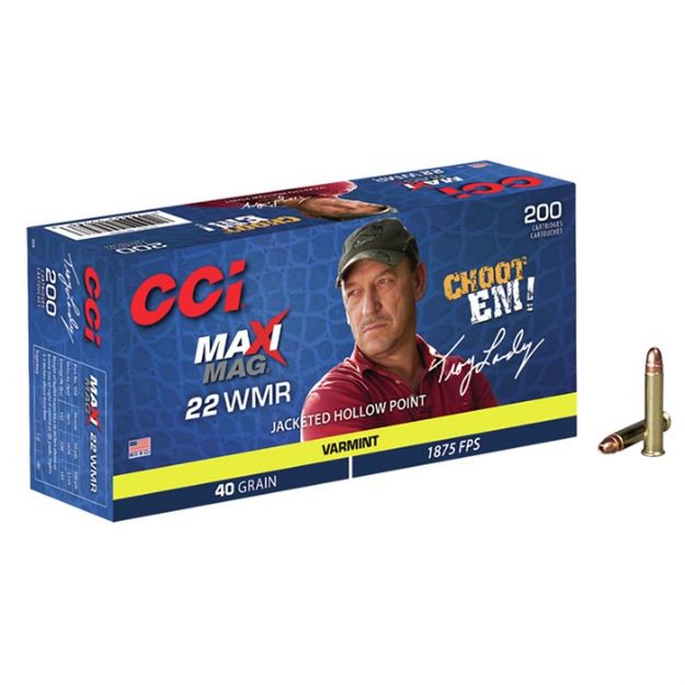 Picture of Cci Maxi-Mag 22Wmr 40Gr Jhp 1875Fps 200Rd 10Bx/Cs