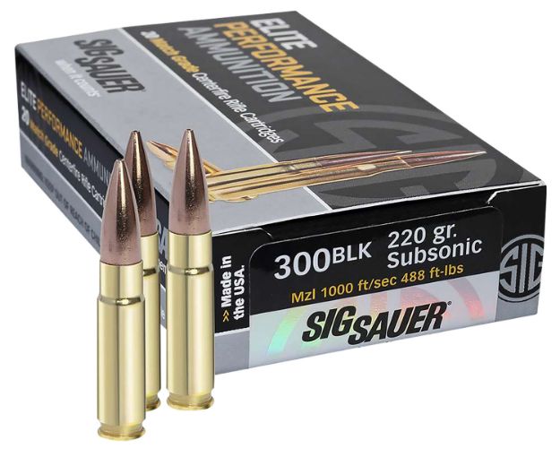 Picture of Sig Ammo 300 Aac 220Gr Open Tip Match 20Rd 25Bx/Cs
