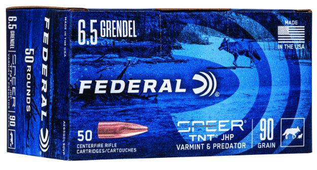 Picture of Federal Ae 6.5 Grendel 90Gr Jhp 50Rd 10Bx/Cs