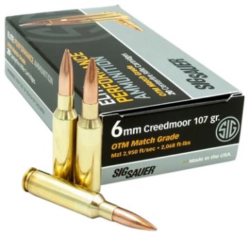 Show details for Sig Ammo 6Mm Cm 107Gr Open Tip Match 20Rd 10Bx/Cs Picture of Sig Ammo 6Mm Cm 107Gr Open Tip Match 20Rd 10Bx/Cs