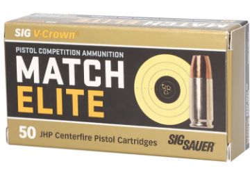 Show details for Sig Ammo 9Mm 147Gr Elite V-Crown Comp 50Rd 20Bx/Case Picture of Sig Ammo 9Mm 147Gr Elite V-Crown Comp 50Rd 20Bx/Case
