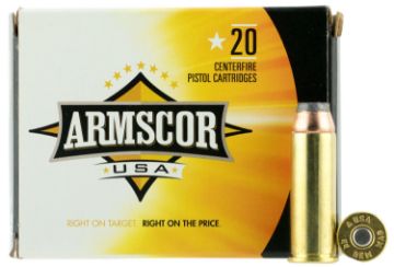 Show details for Armscor 44 Rem Mag 240Gr Jhp 20Rd 25Bx/Cs Picture of Armscor 44 Rem Mag 240Gr Jhp 20Rd 25Bx/Cs