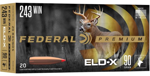 Picture of Federal 243 Win 90Gr Eldx 20Rd 10Bx/Cs !